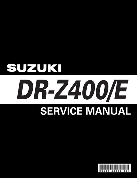 SUZUKI DRZ 400E SERVICE MANUAL Pdf 